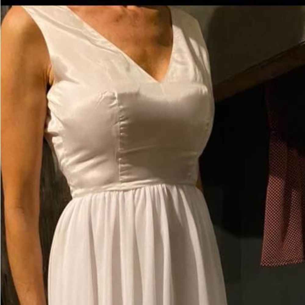 Simple beach wedding gown or prom dress